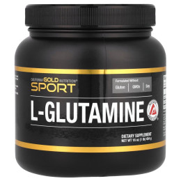 Глутамин без примесей без глютена California Gold Nutrition (L-Glutamine Powder AjiPure Gluten Free) 454 г