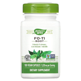 Корінь Fo-Ti, Nature's Way, 610 мг, 100 рослинних капсул