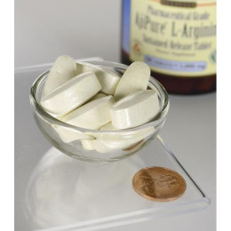 L-Аргінін, AjiPure L-Arginine Sustained-Release Tablet, Swanson, 1000 мг, 90 таблеток