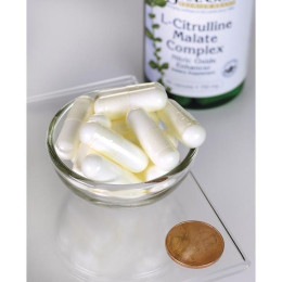 L-Цитруллин малат, L-Citrulline Malate Complex, Swanson, 750 мг, 60 капсул