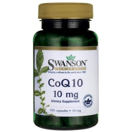 Коензим Q10, CoQ10, Swanson, 10 мг, 100 капсул