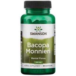 Екстракт Бакопи Моньє Swanson (Bacopa Monnieri Extract BaCognize) 250 мг 90 капсул