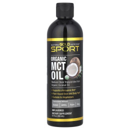 Органічна олія MCT California Gold Nutrition (Organic MCT Oil) 355 мл