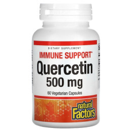 Кверцетин, Quercetin, Natural Factors, 500 мг, 60 вегетаріанських капсул