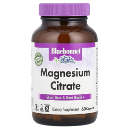 Цитрат магнія Bluebonnet Nutrition (Magnesium Citrate) 60 капсул