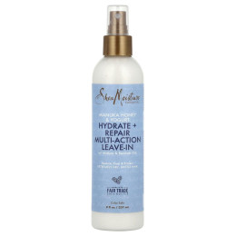 SheaMoisture, Hydrate + Repair Multi-Action Leave-In, Манука, мед та йогурт, 8 рідких унцій (237 мл)