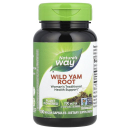 Дикий ям корінь Nature's Way (Wild Yam Root) 350 мг 100 капсул