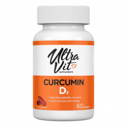 Куркумін вітамін Д3 VPLab (Curcumin D3) 60 м'яких капсул