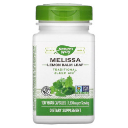 Мелісса лимонний бальзам Nature's Way (Melissa) 1500 мг 100 капсул