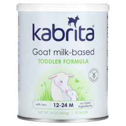 Смесь для малышей из козьего молока с железом, Kabrita, 14 унций (400 г) порошка