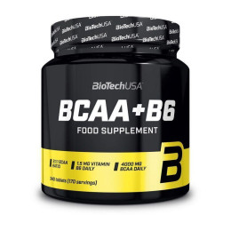 BCAA + B6 BioTech 340 tabs