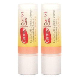 Carmex, Comfort Care, бальзам для губ з колоїдною вівсянкою, з ароматом кавуна, 2 шт. по 4,25 г (0,15 унції)