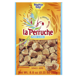 La Perruche, необроблений тростинний цукор у кубиках, 250 г (8,8 унції)