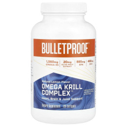 BulletProof, Omega Krill Complex™, Natural Lemon , 120 Softgels