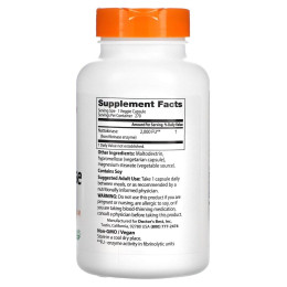 Наттокиназа, Nattokinase, Doctor's Best, 2000 МЕ, 270 вегетарианских капсул