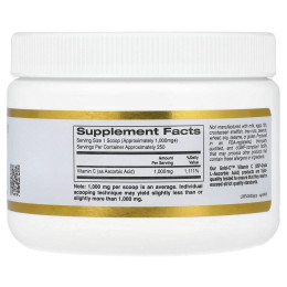 Вітамін C California Gold Nutrition (Gold C Powder Vitamin C) 250 г