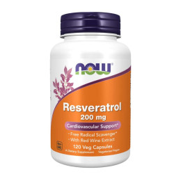 Resveratrol 200 mg - 120 vcaps Now Foods