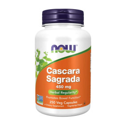 Cascara Sagrada 450 mg - 250 vcaps Now Foods