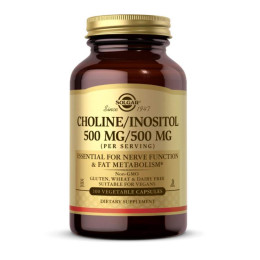 Choline/Inositol 500 mg/500 mg - 100 vcaps Solgar