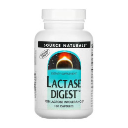 Lactase Digest 30mg - 180 caps Source Naturals