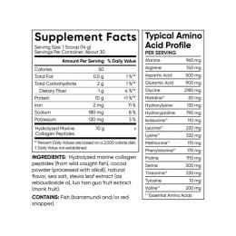 Marine Collagen - 426g Dark Chocolate Sport Research