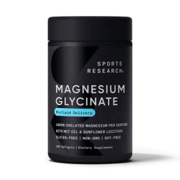 Magnesium Glycinate 160mg - 120 softgels Sport Research