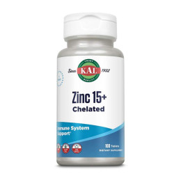 Zinc 15+ Chelated - 100 tabs KAL