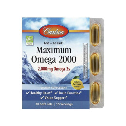 Maximum Omega - 30 softgels Carlson Laboratories