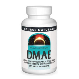 DMAE 351mg - 50 tabs Source Naturals