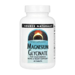 Magnesium Glycinate - 60 tabs Source Naturals