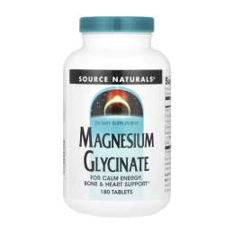 Magnesium Glycinate - 180 tabs Source Naturals
