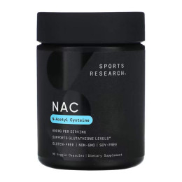 NAC - N-Acetyl-L-Cysteine 600mg - 90 vcaps Sport Research