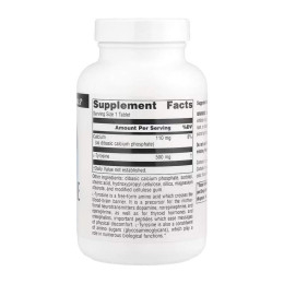 L-Tyrosine 500mg - 100 tabs Source Naturals