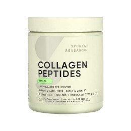 Collagen Peptides Organic Matcha - 288g Green Tea Sport Research