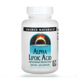 Alpha Lipoic Acid 600mg - 60 caps Source Naturals