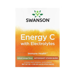 Energy C with Electrolytes - 30 packs Orange Swanson