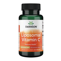 Liposomal Vitamin C - High Bioavailability 1000 mg - 60 tabs Swanson