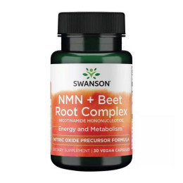 NMN + Beet Root Complex - 30 vcaps Swanson