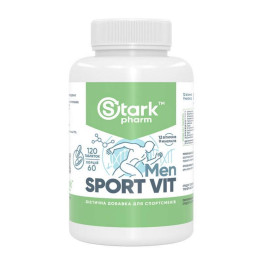 Вітамінно-мінеральний комплекс для чоловіків Stark Pharm Sport Vit For Men 120 tabs Stark Pharm