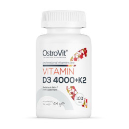 OstroVit Vitamin D3 4000 + K2 (100 tabs)