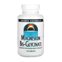 Source Naturals Magnesium Bisglycinate Powder (120 tab)