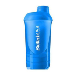 BioTech Shaker Wave + 3 in 1 (500 ml, Schocking Blue)