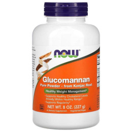 Глюкоманнан чистый порошок Now Foods (Glucomannan) 227 г