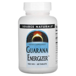 Гуарана Source Naturals (Guarana) 900 мг 60 таблеток