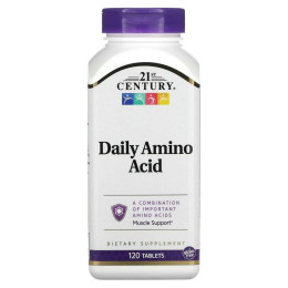 Амінокислоти для щоденного прийому максимальна сила 21st Century (Daily Amino Acid) 120 таблеток