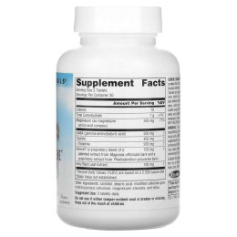 Успокаивающий теанин с релорой, Theanine Serene with Relora, Source Naturals, 60 таблеток
