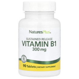Тиамин Витамин В1 Nature's Plus (Vitamin B-1) 300 мг 90 таблеток