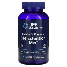 Детская формула, смесь, вкус натуральных ягод, Children's Formula, Mix, Natural Berry Flavor, Life Extension, 120 жевательных таблеток