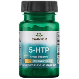 5-HTP Максимальная сила, 5-HTP - Maximum Strength, Swanson, 200 мг, 60 капсул