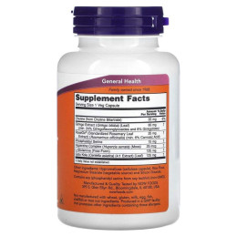 Препарат для улучшения работы мозга Now Foods (Brain Elevate) 120 вегетарианских капсул